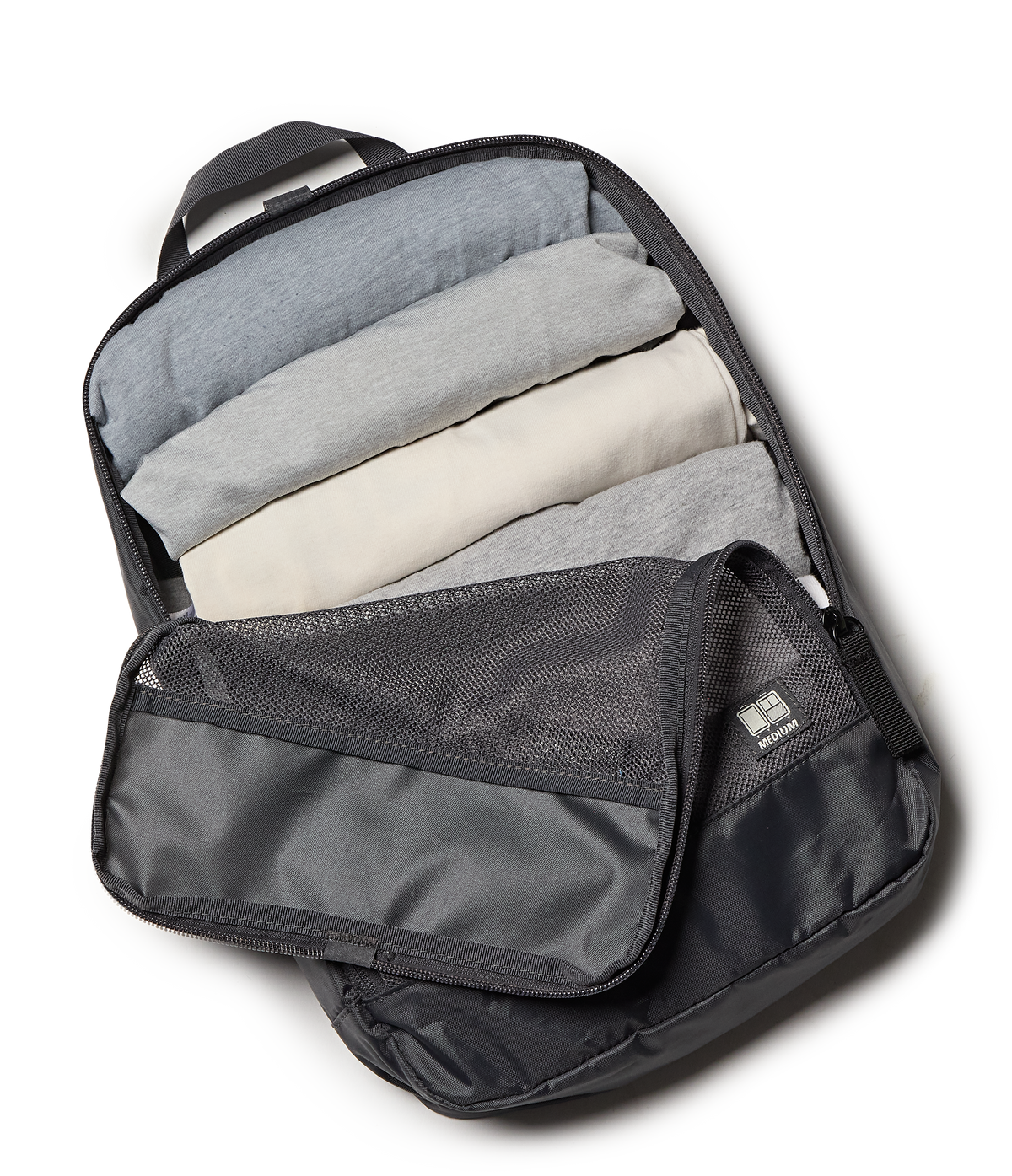 22" Carry On Luggage Packing Cubes Smokey Grit Set