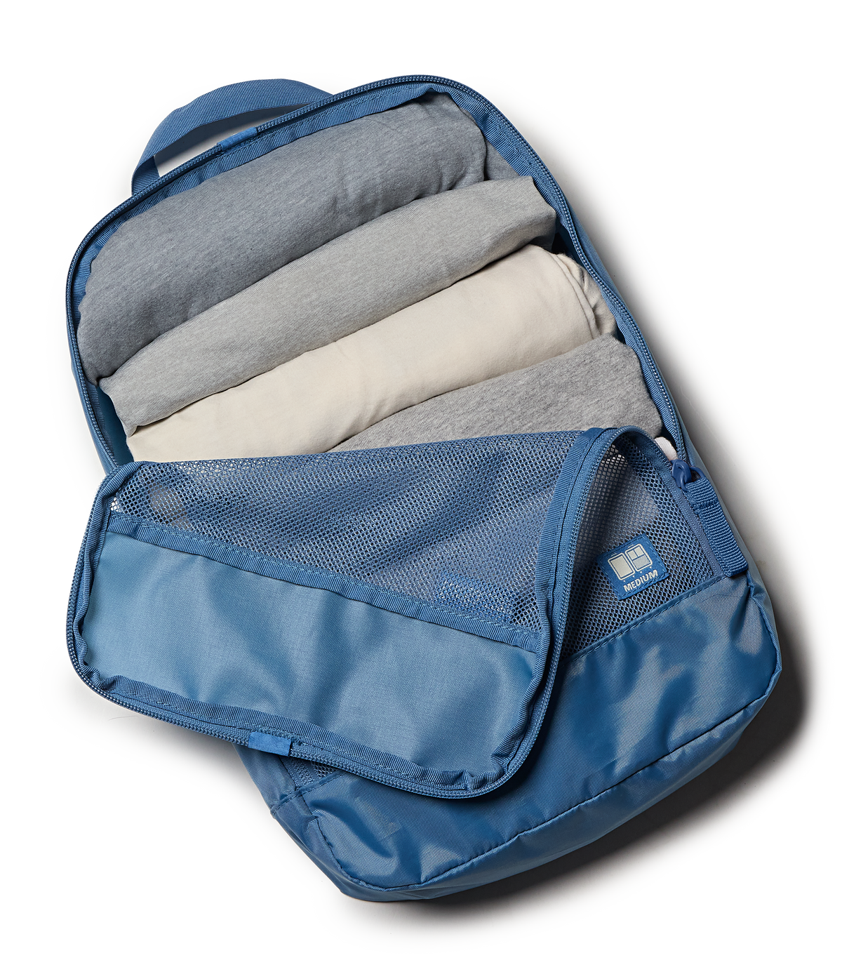 26" Checked Luggage Packing Cubes Elemental Blue Set