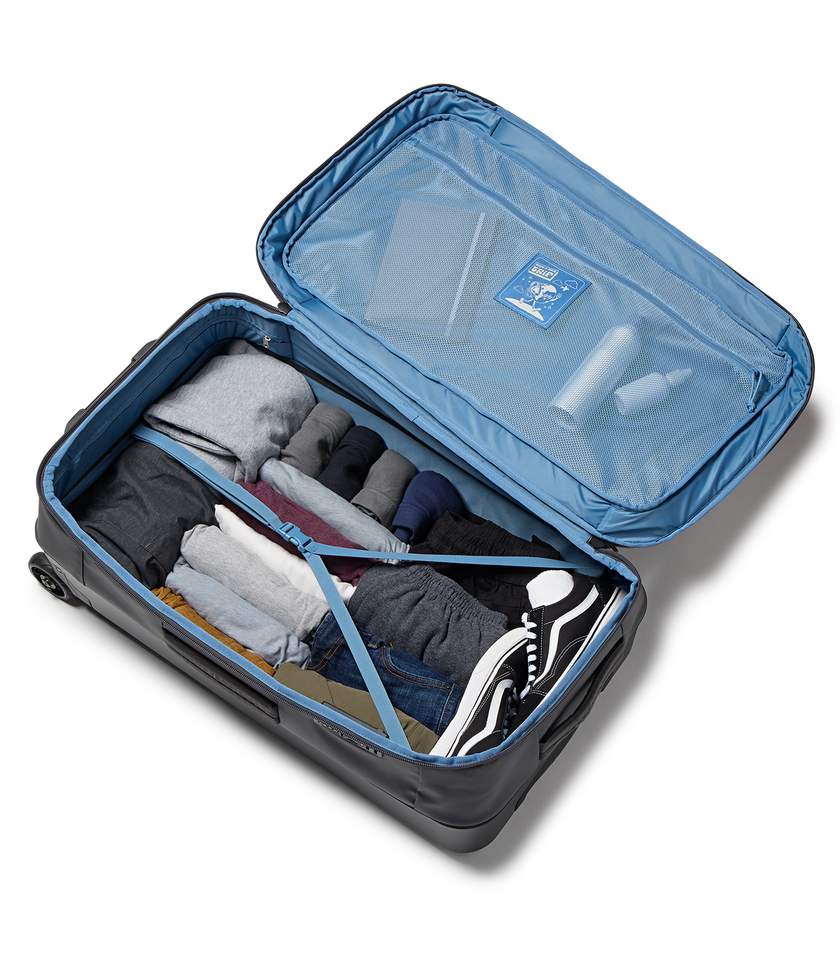 30" Rolling Duffel Toiletry Bag Smokey Grit Set