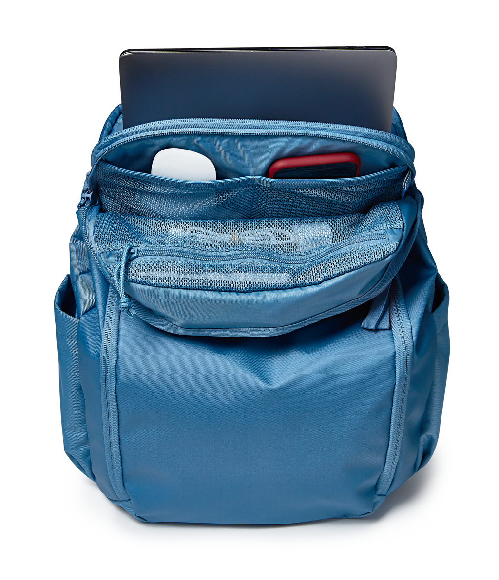 22" Carry On Luggage Travel Pack 30L Elemental Blue Set