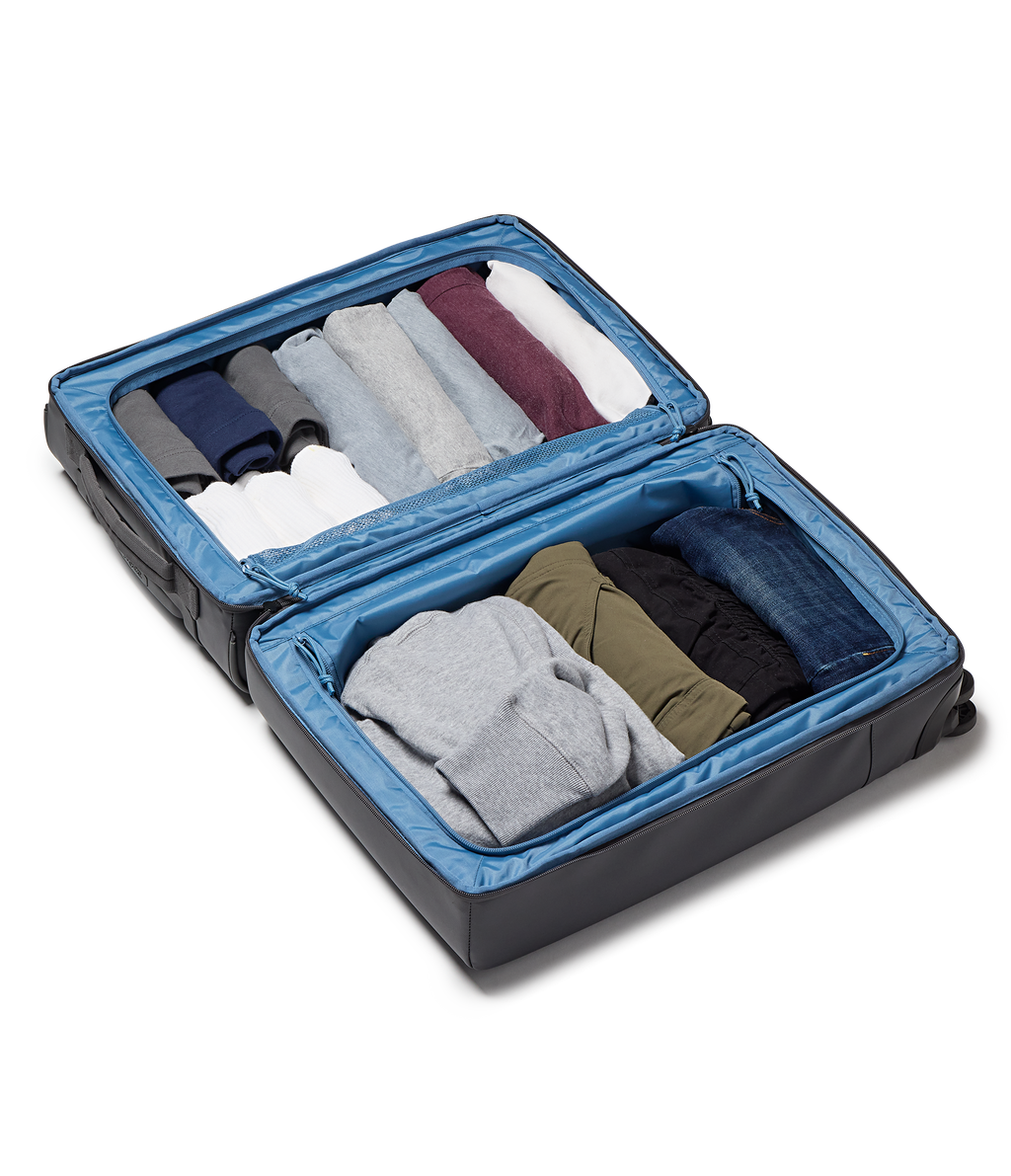 22" Carry On Luggage Tech Organizer Smokey Grit Set