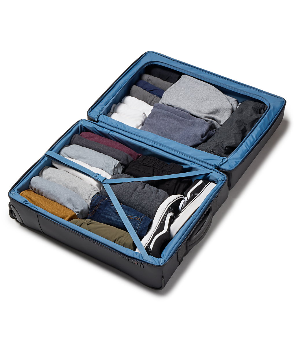 26" Checked Luggage Packing Cubes Smokey Grit Set