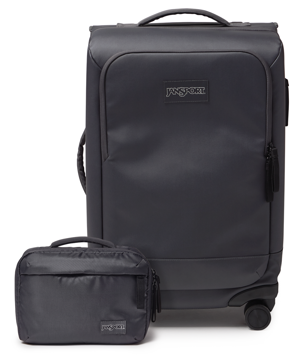22" Carry On Luggage Tech Organizer Smokey Grit Set