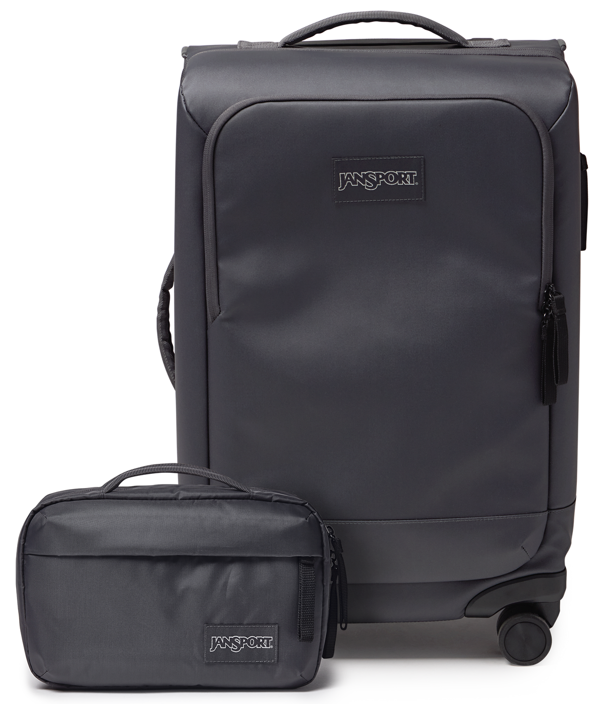 22" Carry On Luggage Toiletry Bag Smokey Grit Set