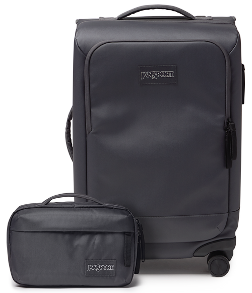 22" Carry On Luggage Toiletry Bag Smokey Grit Set