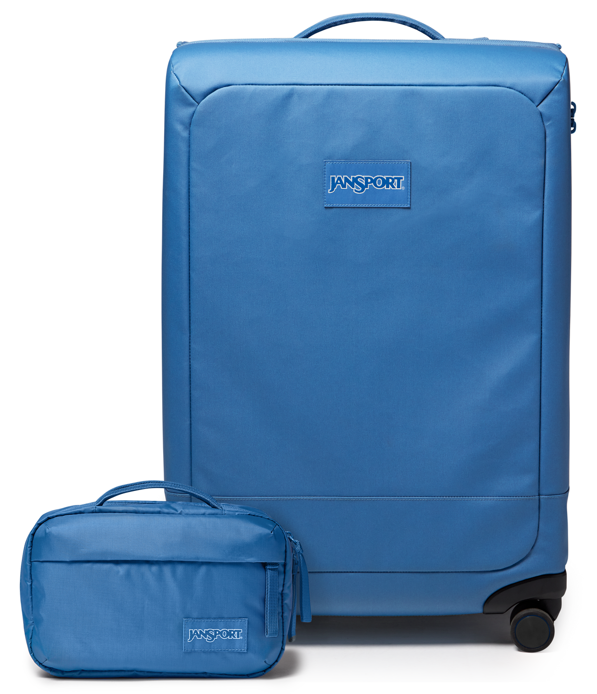 26" Checked Luggage Toiletry Bag Elemental Blue Set