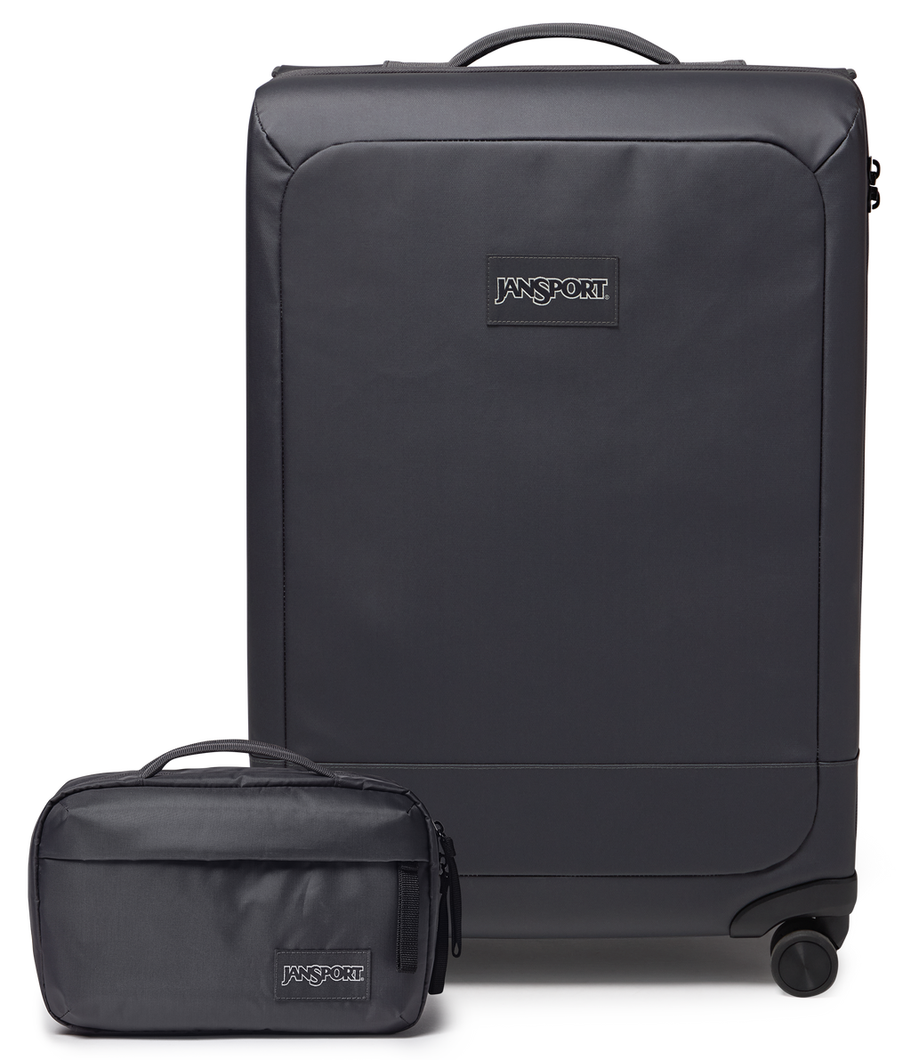 26" Checked Luggage Toiletry Bag Smokey Grit Set