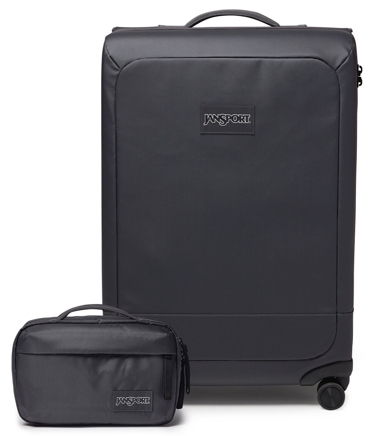 26" Checked Luggage Toiletry Bag Smokey Grit Set