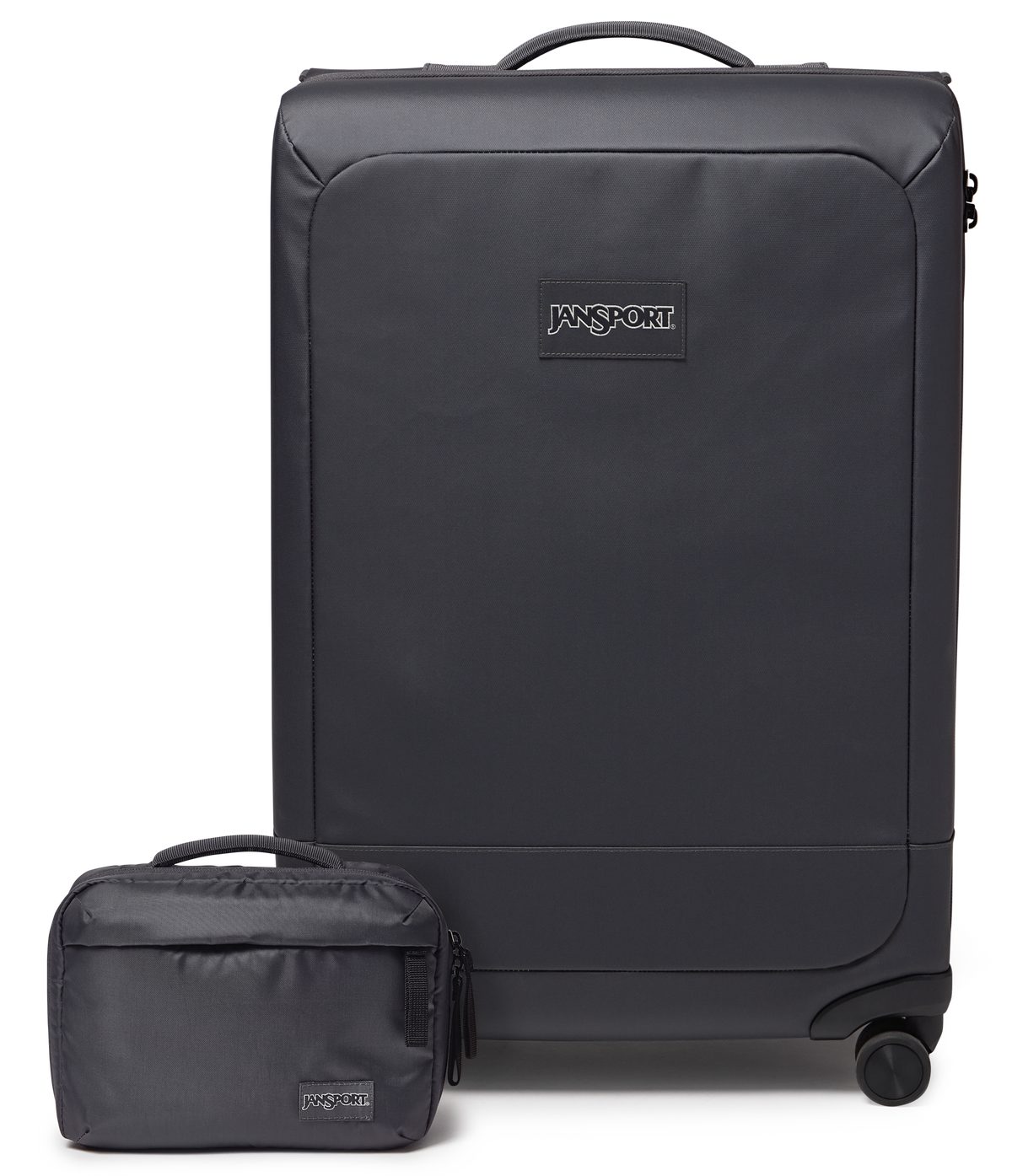 26" Checked Luggage Tech Organizer Smokey Grit Set