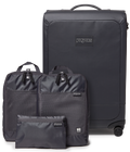 26" Checked Luggage Packing Cubes Smokey Grit Set
