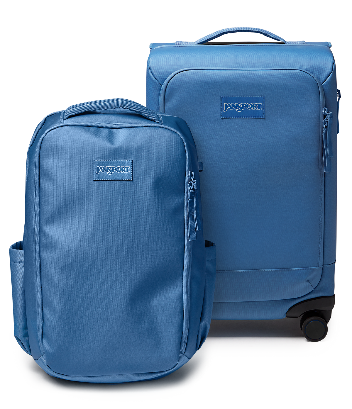 22" Carry On Luggage Travel Pack 30L Elemental Blue Set